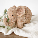 8" Basketweave Elephant
