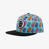 Pop Neon Snapback Hat-Blue