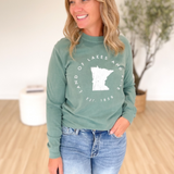 Land of Lakes and Pine Green Long Sleeve