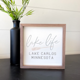 Personalized Lake Life Sign