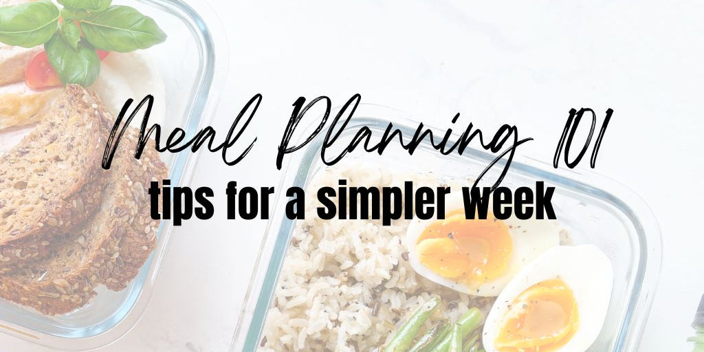 Meal planning 101