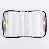 Colorful Crosses Canvas Bible Cover