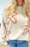 Kamila Floral Sweater-Curvy