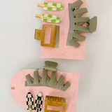 3 Pack Hair Clip Set (2 Colors)