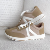 Katie Tan Lace Up MIA Sneakers