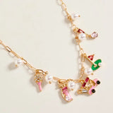 Golf Pearl Charm Necklace