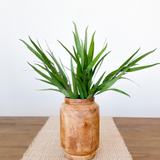 8" Wood Vase