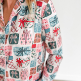 Christmas Presents Satin PJ Set