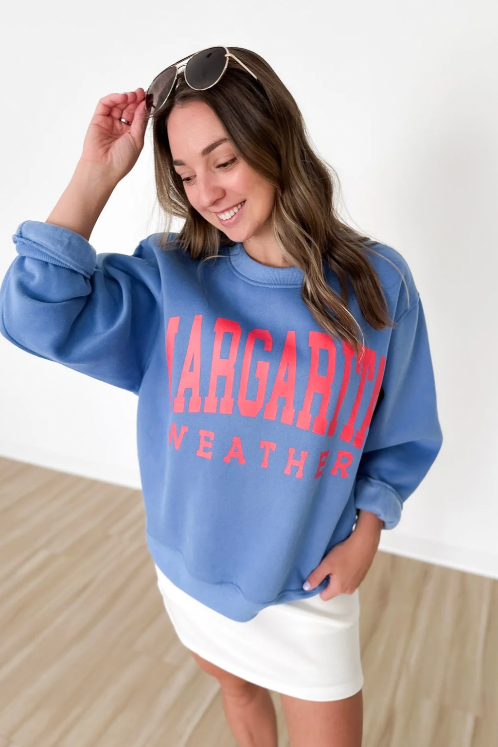 Margarita Weather Graphic Crewneck