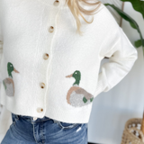 Button Down Duck Sweater