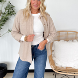 Waffle Knit Relaxed Shacket (2 Colors)