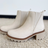 Ivory Leather MIA Boot