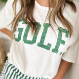 Golf Cropped Graphic Tee