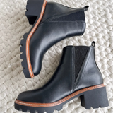 Black Leather MIA Boot
