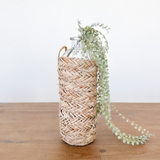 Hanging Seagrass Wrapped Bottle