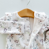 Dusty Pink Floral Magnetic Me Footie