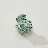Green Speckled Mini Clips