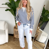 Striped Relaxed Pullover (2 Colors)