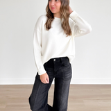 Cream Soft Knit Sweater