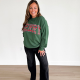 Plaid Merry Green Sweatshirt