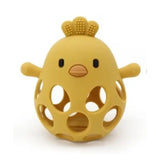 Clucky Chicken Silicone Teething Toy