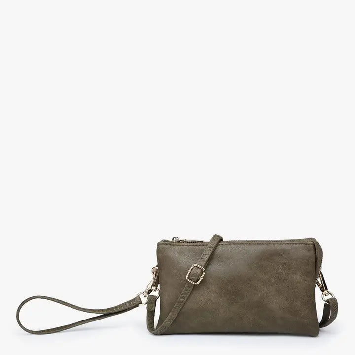 Riley 3 Compartment Crossbody/Wristlet