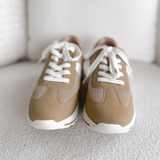 Katie Tan Lace Up MIA Sneakers