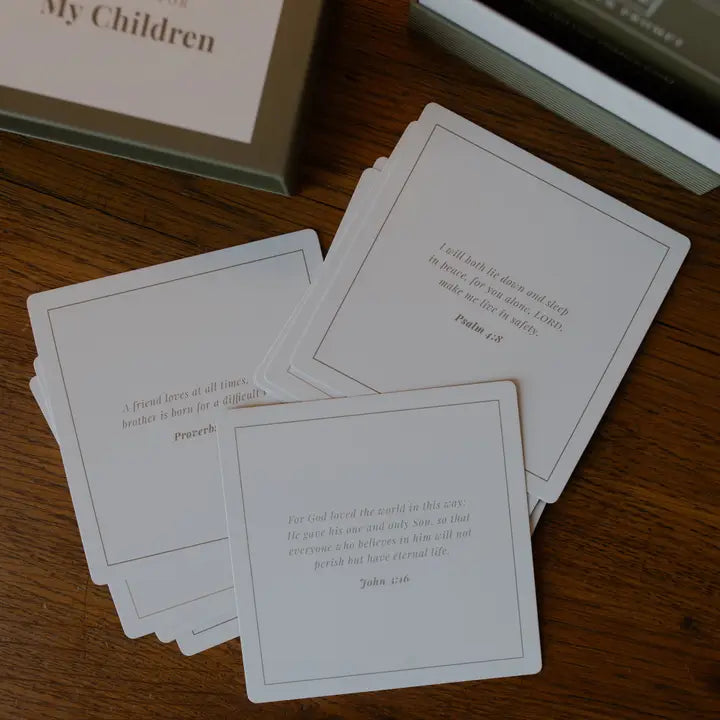 Prayers for my Children Cards
