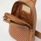 Liberty Tan Woven Crossbody