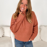 Chunky Knit Turtleneck Sweater