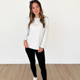 Light Grey Long Sleeve Top