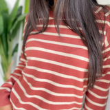 Lucy Striped Crewneck Sweater