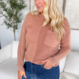 Hazel Textured Knit Sweater