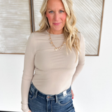 Soft Long Sleeve Basic Top (4 Colors)