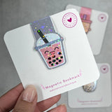 Milk Tea Boba Magnetic Bookmark
