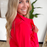 Red Judy Blue Denim Jacket