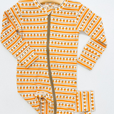 Pumpkin Stripe Romper