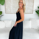 Allie Black Maxi Dress