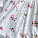 Golf Carts Collared Dress with Diaper Cover