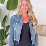 Vivian Medium Wash Jean Jacket