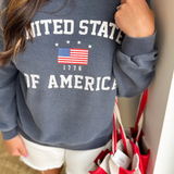 USA 1776 Ribbed Pullover