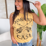 Johnny Cash Sleeveless Graphic Tee