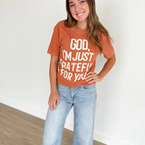 God I'm Just Grateful Graphic Tee