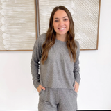 Two Tone Soft Knit Lounge Top (3 Colors)