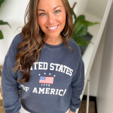 USA 1776 Ribbed Pullover