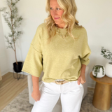 Lemonilla Crew Neck Boxy Sweater