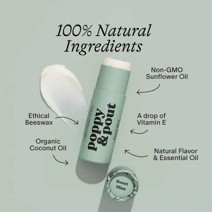 Poppy & Pout Lip Care Duo | Sweet Mint