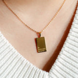 He Still Does Miracles 18kt Gold Necklace