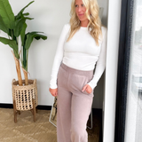 Mocha Wide Leg Everyday Sweatpants