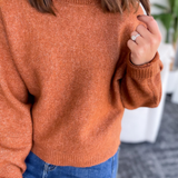 Mia Dolman Sleeve Camel Sweater